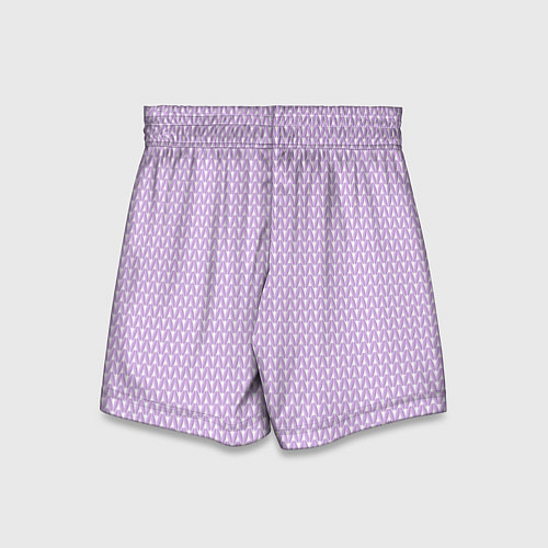 Детские шорты Вязаное полотно - Розовое / 3D-принт – фото 2