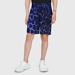 Шорты детские Графическая химия, цвет: 3D-принт — фото 2
