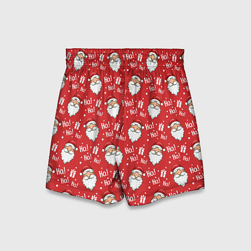 Детские шорты Дед Мороз - Санта Клаус / 3D-принт – фото 2