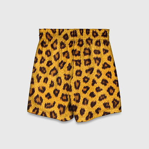Детские шорты Текстура леопарда / 3D-принт – фото 2