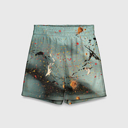 Шорты детские Светлый туман и разные краски, цвет: 3D-принт