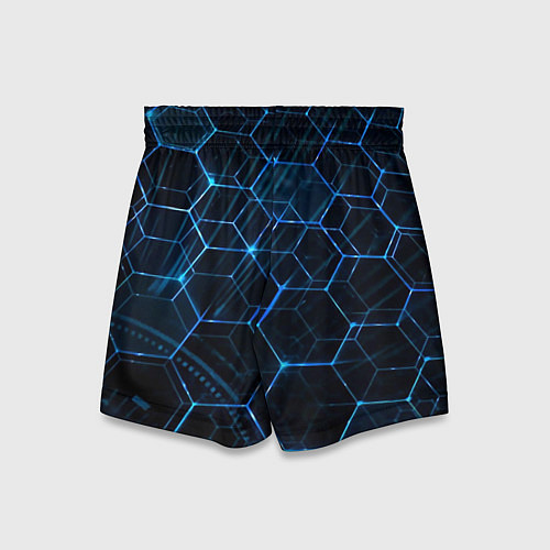Детские шорты Сетка из лучей / 3D-принт – фото 2