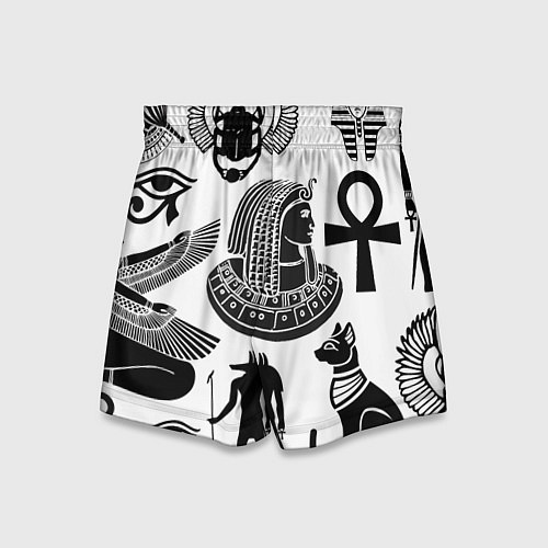 Детские шорты Египетские знаки / 3D-принт – фото 2