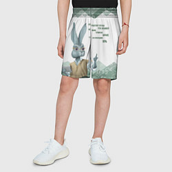 Шорты детские Легенда про экзамен, цвет: 3D-принт — фото 2