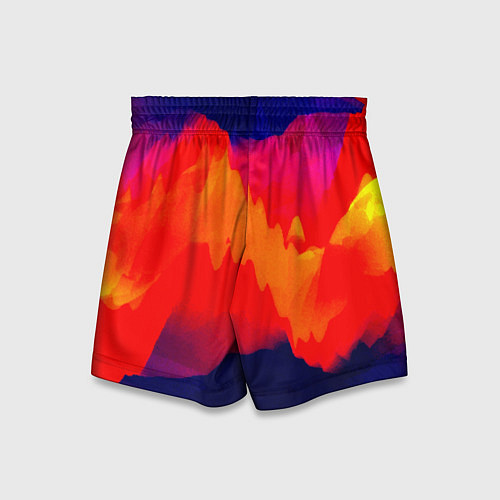 Детские шорты Битва полигонов нейростеть / 3D-принт – фото 2