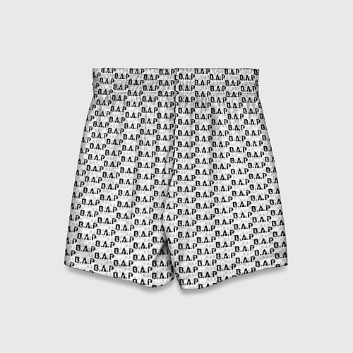Детские шорты B A P pattern logo / 3D-принт – фото 2