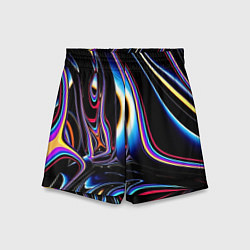 Детские шорты Черный глянец