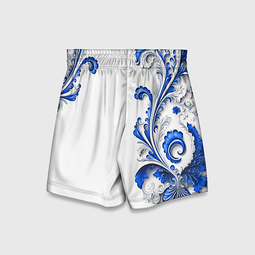 Детские шорты Русские узоры / 3D-принт – фото 2