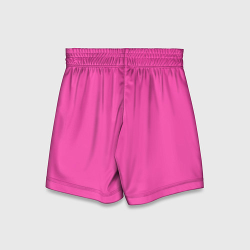 Детские шорты Кислотный розовый / 3D-принт – фото 2