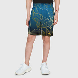 Шорты детские Vanguard floral pattern, цвет: 3D-принт — фото 2