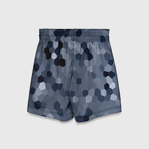 Детские шорты Камуфляж из сот / 3D-принт – фото 2
