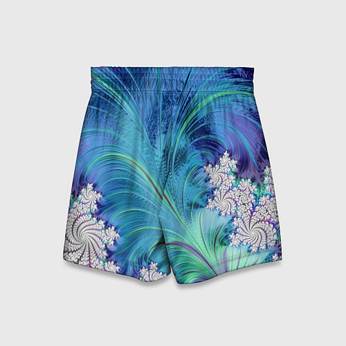 Детские шорты Авангардная фрактальная композиция / 3D-принт – фото 2