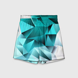 Шорты детские Green abstraction, цвет: 3D-принт