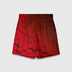 Детские шорты Красные стальные плиты