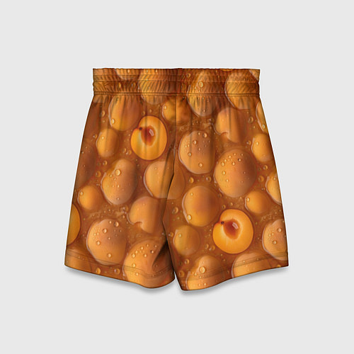 Детские шорты Сочная текстура из персиков / 3D-принт – фото 2