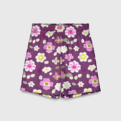 Детские шорты Цветы сакуры