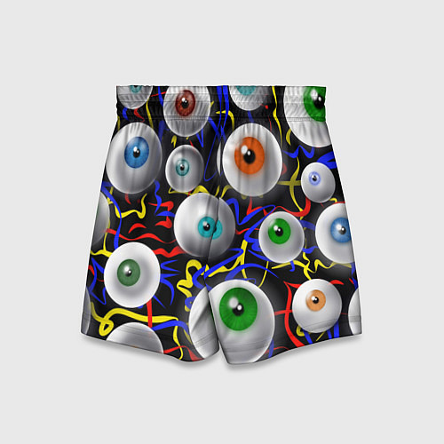 Детские шорты Глазы / 3D-принт – фото 2