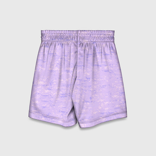 Детские шорты Текстура лавандовый горизонтальный / 3D-принт – фото 2