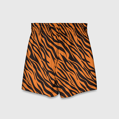 Детские шорты Полоски тигра - tiger / 3D-принт – фото 2