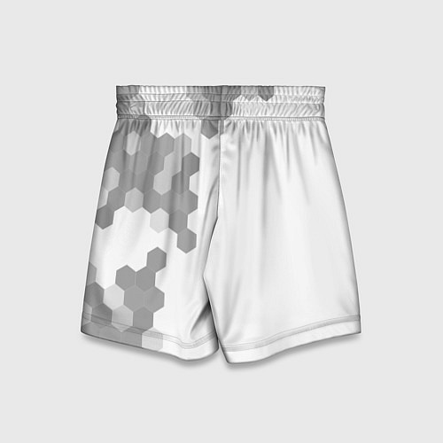 Детские шорты Among Us glitch на светлом фоне: по-вертикали / 3D-принт – фото 2