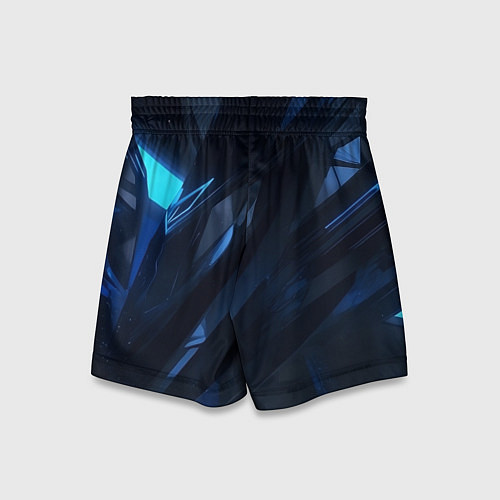 Детские шорты Синяя безгранность / 3D-принт – фото 2