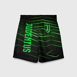 Детские шорты Juventus 2 green logo