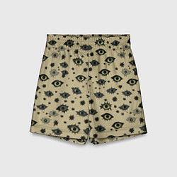 Шорты детские Они смотрят, цвет: 3D-принт