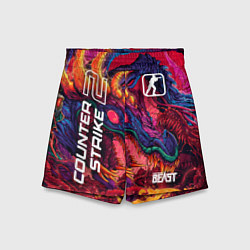 Шорты детские CS 2 hyper beast, цвет: 3D-принт