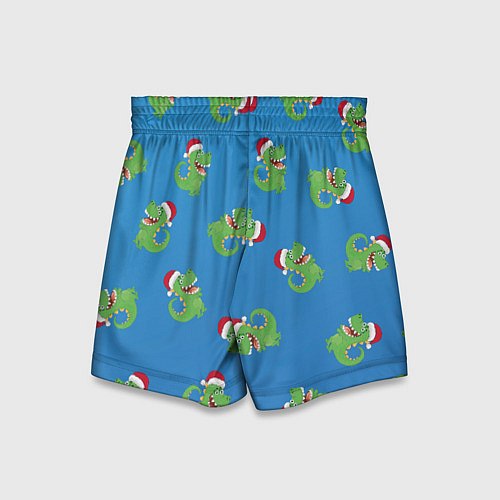 Детские шорты Новогодний дракончик / 3D-принт – фото 2