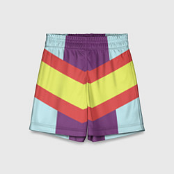 Шорты детские Винтажный цвет 60 годов, цвет: 3D-принт