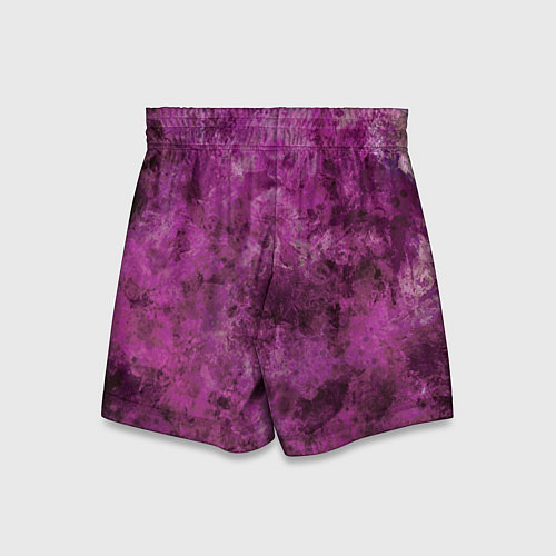 Детские шорты Абстракция - гранат умбалит / 3D-принт – фото 2