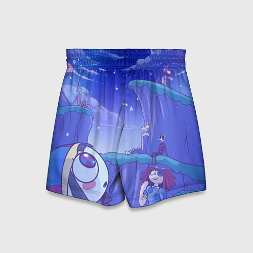 Детские шорты The Amazing Digital Circus night / 3D-принт – фото 2