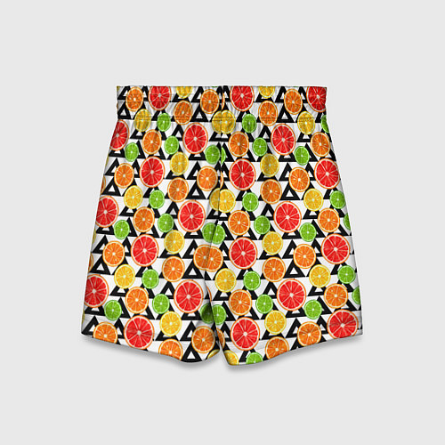 Детские шорты Citrus pattern / 3D-принт – фото 2