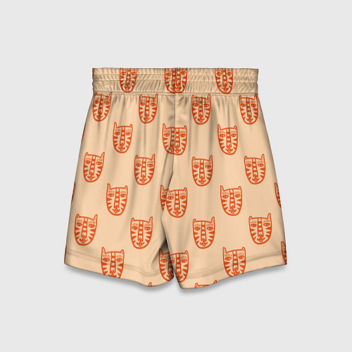 Детские шорты Drawn Tiger / 3D-принт – фото 2