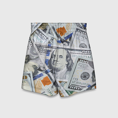 Детские шорты Сто зеленых / 3D-принт – фото 2