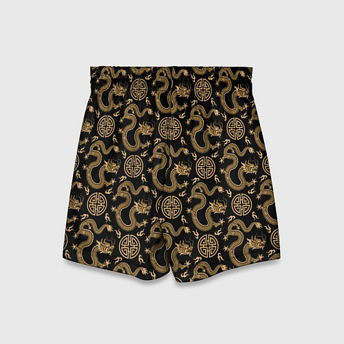 Детские шорты Символ года в паттерне / 3D-принт – фото 2