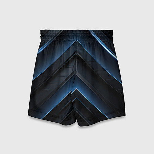 Детские шорты Синий мир абстракции / 3D-принт – фото 2