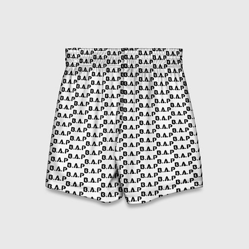 Детские шорты BAP kpop steel pattern / 3D-принт – фото 2