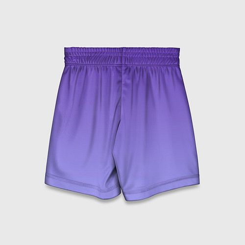 Детские шорты Светлый фиолетовый градиент / 3D-принт – фото 2