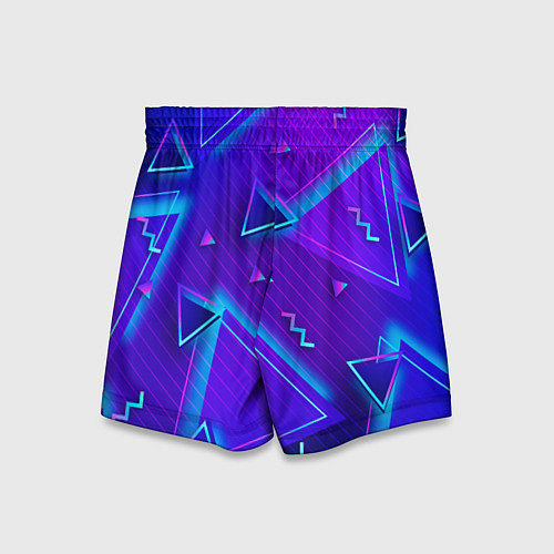 Детские шорты Neon Pattern colored / 3D-принт – фото 2