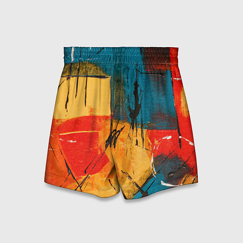 Детские шорты Картина маслом / 3D-принт – фото 2