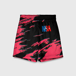 Детские шорты NBA краски текстура