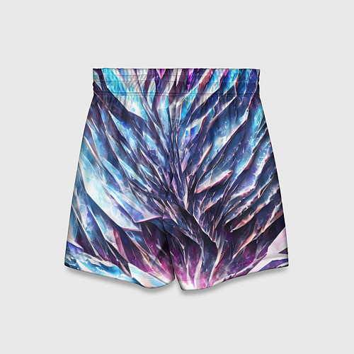 Детские шорты Синий драгоценный камень / 3D-принт – фото 2