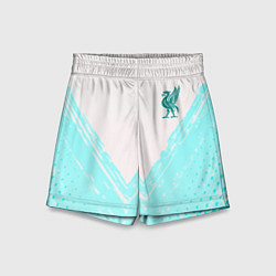 Шорты детские Liverpool logo texture fc, цвет: 3D-принт