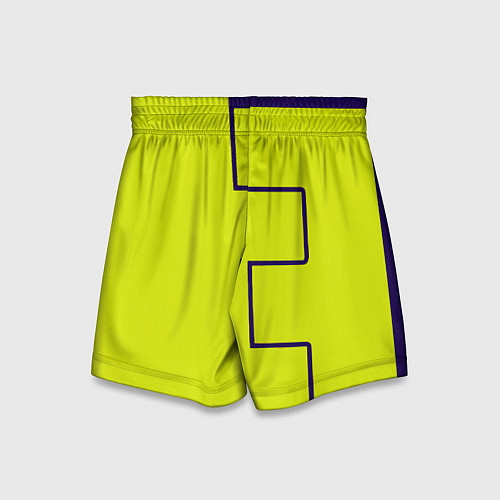 Детские шорты Fortnite logo yellow game / 3D-принт – фото 2