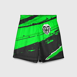 Шорты детские Valencia sport green, цвет: 3D-принт