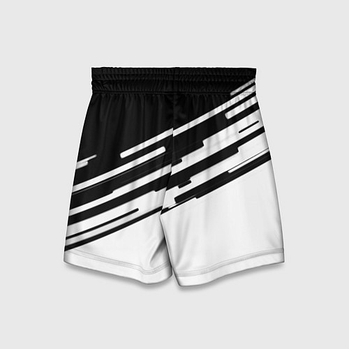 Детские шорты Ювентус спорт текстура / 3D-принт – фото 2