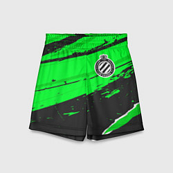 Детские шорты Club Brugge sport green