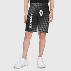 Шорты детские Renault sport carbon, цвет: 3D-принт — фото 2