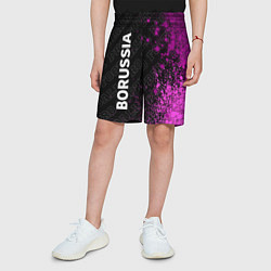 Шорты детские Borussia pro football по-вертикали, цвет: 3D-принт — фото 2